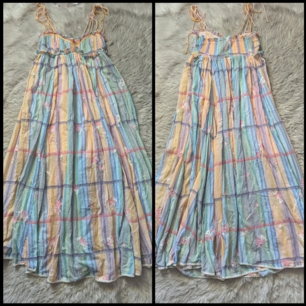 NWT RARE Free People Willow Maxi Dress in Multi ASO Bravo - Picture 5 of 14